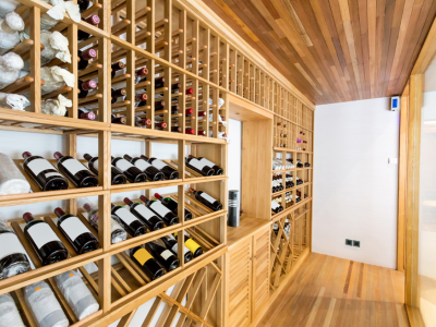 Custom wine storage cabinets